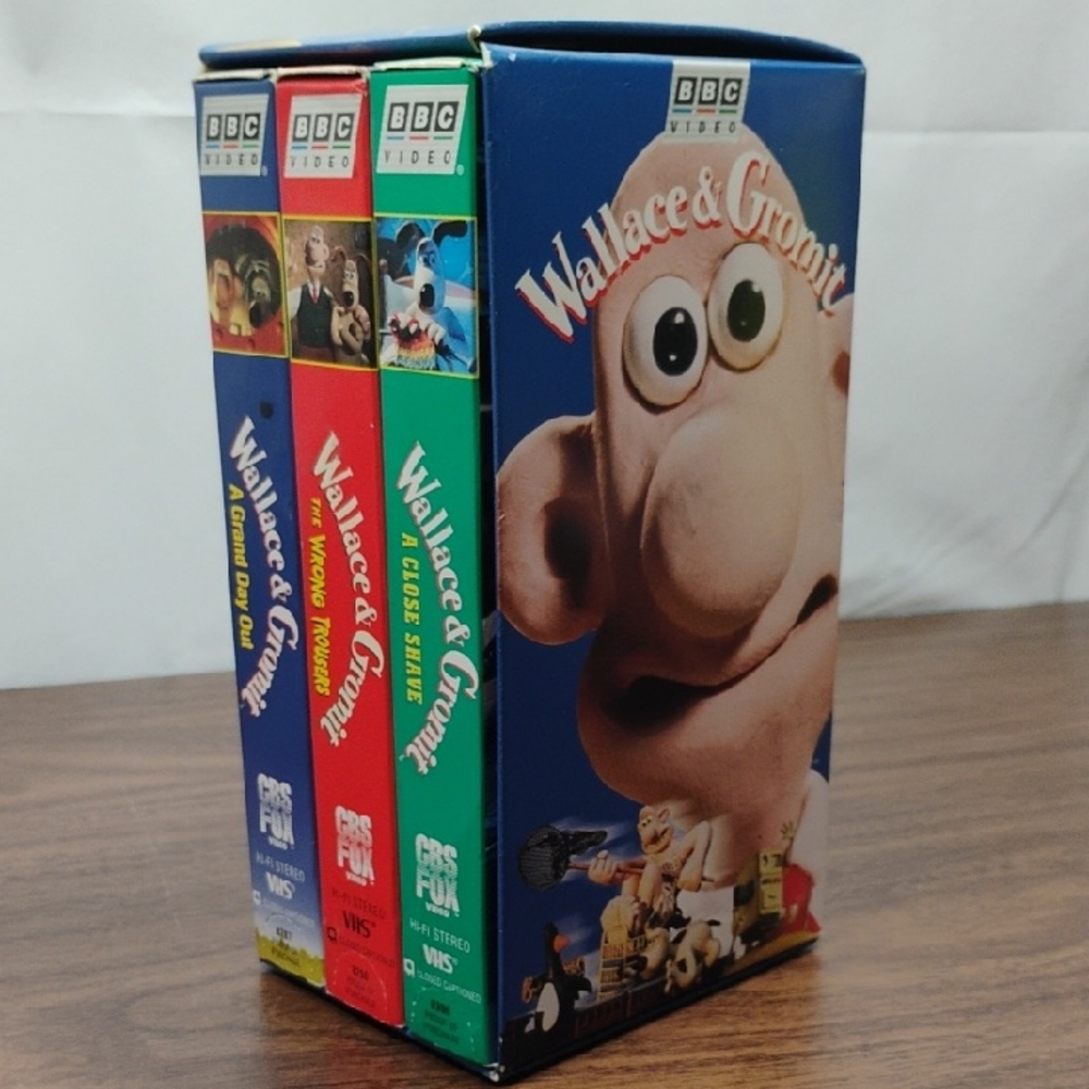 Wallace And Gromit 3 Pack VHS 1996